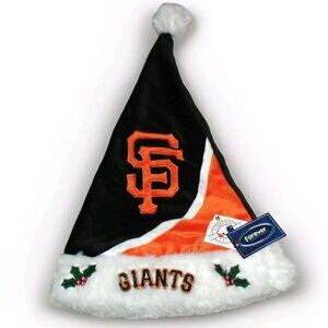 San Francisco Giants Adult One Size Fits All Santa Christmas Hat Cap New Mlb